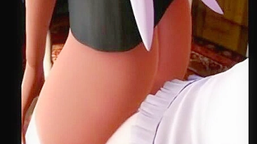 Empregada Chupada por Travesti em Pornô Hentai 3D