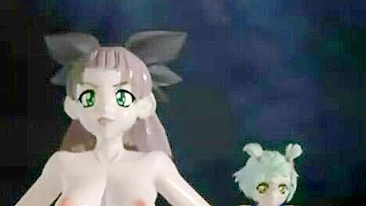 Batalha 3D Hentai com Monstro e Peitos Sensuais - Pornô Anime