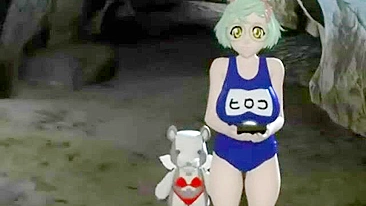 Batalha 3D Hentai com Monstro e Peitos Sensuais - Pornô Anime