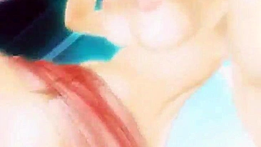 Travesti 3D Hentai Fofa com Peitões na Foda Quente