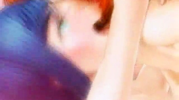 Travesti 3D Hentai Fofa com Peitões na Foda Quente