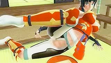 Travesti Japonesa Ganha Punheta e Gozada em Hentai 3D Anime