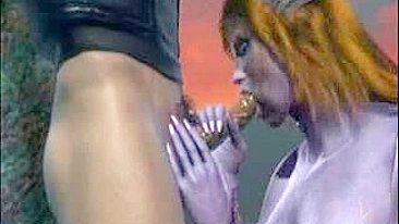 Garota Hentai 3D Ganha Boquete Quente de Pauzão ao Ar Livre