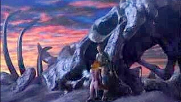 Garota Hentai 3D Ganha Boquete Quente de Pauzão ao Ar Livre