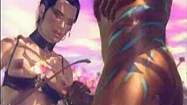 Gata de Favela Chupando Pauzão ao Ar Livre em Hentai