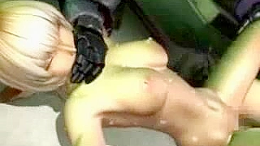 Flagrada! Peituda Dedilha o Noivo Gostoso em 3D Hentai