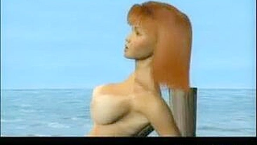 Menina 3D Hentai Fodida com Força pelo Amante