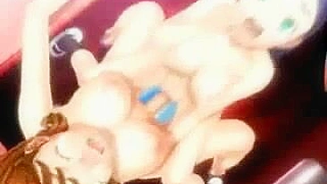 Travesti Peituda Hentai Furando em Porno 3D Animado de Suruba