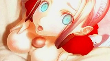 Empregada Fofa Espanholada e Gozada na Cara em Hentai 3D