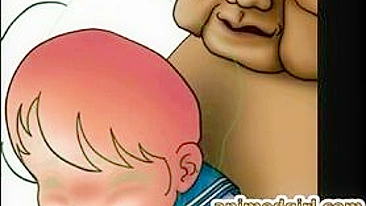 Travesti Careca Fode Boygirl em Cena 3D Anime com Dildo