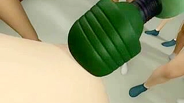 Freira Peituda 3D Fica Louca em Orgia