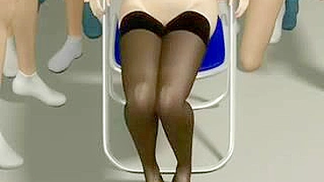 Freira Peituda 3D Fica Louca em Orgia