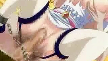 Acorrentada e Arrombada por Travesti Peituda em Hentai 3D