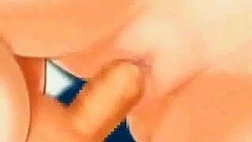 Shemale Hentai 3D Fodida em Grupo Selvagem