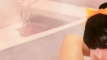 Penetração Quente de Garota Asiática Animada