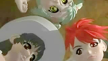 Ruiva Anime Hentai Fodida por Monstro em 3D