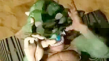 Ruiva Anime Hentai Fodida por Monstro em 3D