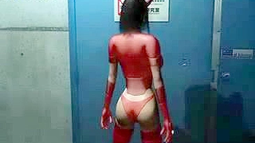 Macaco Arrebenta MILF Peluda na Cabeça Escura, Filme 3D