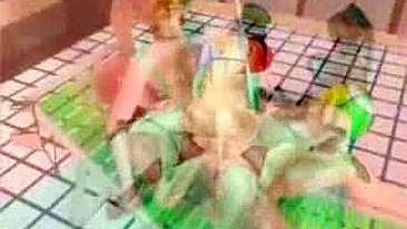 Travesti 3D de Uniforme em Foda Quente