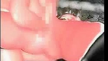 Travesti Hentai 3D é Punhetada por Anime Peituda