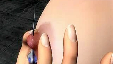 Gata Anime Gozando com Jato de Porra Enorme