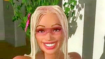 Loira Peituda Chama Amante Interracial pra Brincar no Cu e Buceta em Pornô 3D