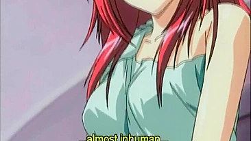 Ruiva Hentai se Masturba e Recebe Gozada