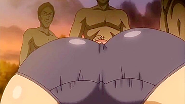 Virgem Levando Gangbang em Hentai de Maiô Quente