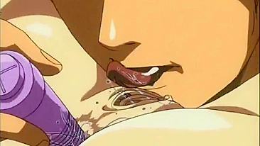 Hentai Japonês com Plugs no Cu Vibrando e Chupando Pau