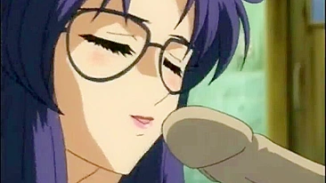 Anime Universitária em Ménage Hard com Tarado