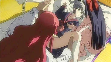 Gatinhas Japonesas Safadas em Trio Quente de Hentai