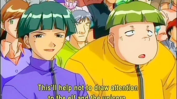 Fodendo ao Ar Livre a Buceta Molhada da Ruiva Anime