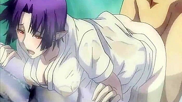 Trio de Anime Peituda Fodendo ao Ar Livre