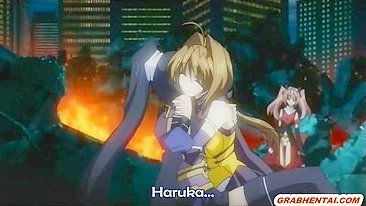 Garota Hentai Presa na Rede Sendo Fodida Duro por Travesti