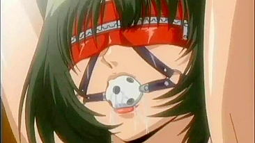 Foda Dura em Grávida Peituda Amarrada e Amordaçada em Hentai