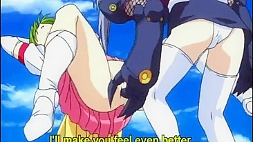 Bondage Hentai Mão Enfiada no Cu e Buceta