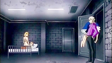 Empregada Molhada Amarrada e Fodida de Quatro em Hentai