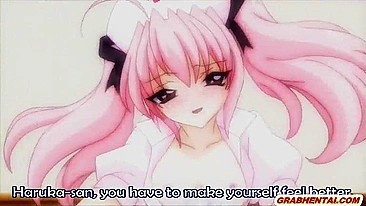 Enfermeira Hentai em Ménage - Foda Hardcore