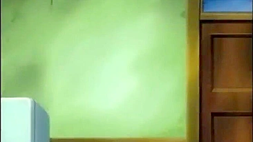 Trio BDSM com Universitárias de Hentai Fodidas na Cama