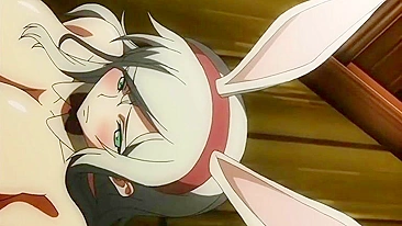 Empregada Gangbangada e Gozada por Peitudas em Fantasia Hentai