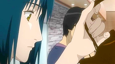 MILF Anime Japonesa Fode Pauzão em Banheiro Público