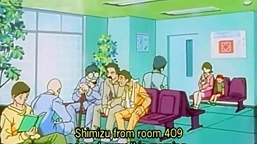 Heroína Anime Japonesa Peituda Levando de Quatro do Chefe Dominador