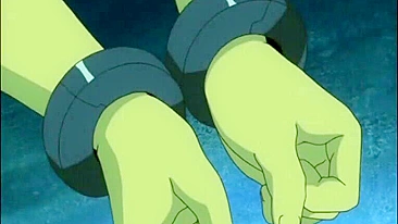 Hentai Prisioneira Peituda Fodida Forte por Monstro Verde