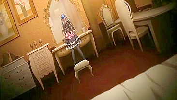 Punheta com Peitos e Cavalgada em Anime Peituda