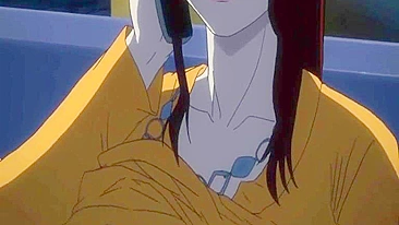 Peitões de Hentai Peituda São Apertados no Jardim de Flores