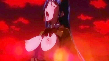 Japonesa Hentai Peituda Espanhola e Engolindo Porra - Peitões Grandes