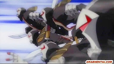 Gostosa Anime Fodida com Força por Criatura Monstruosa