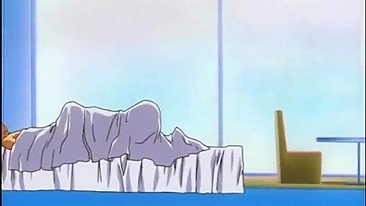 Gata Anime Peituda Leva Boquete de Pauzão Debaixo dos Lençóis