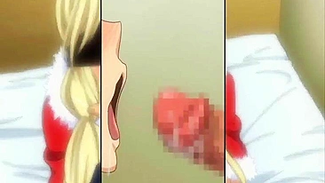 Anime Peituda do Papai Noel Fodida Hard e Gozada Dentro