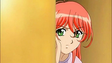 Hentai Apertando os Peitões e Lambendo a Buceta